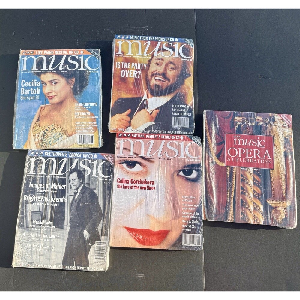 lot of 5 BBC Vtg Music Magazines 1995 Vintage